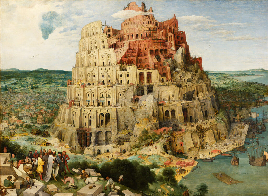 La torre de Babel (1563) Pieter Brueghel el viejo