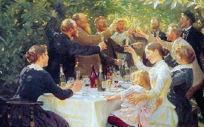 ¡Hip, hip, hurra! (1888) Peder Severin Krøyer