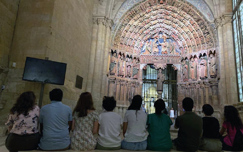 El Pórtico de la Majestad de la Colegiata de Santa María la Mayor en Toro, Zamora.