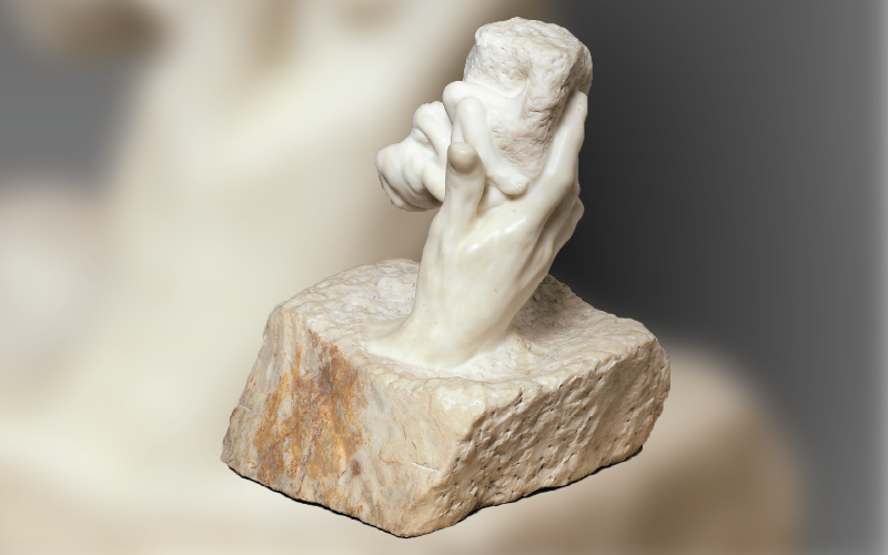 La mano de Dios (ca. 1907) Auguste Rodin.